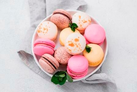 Ассорти макарунсов 6шт