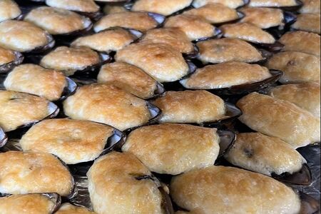 Мидии, запеченные под сыром (20 шт.)