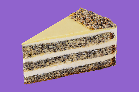 Торт маковый с лимоном