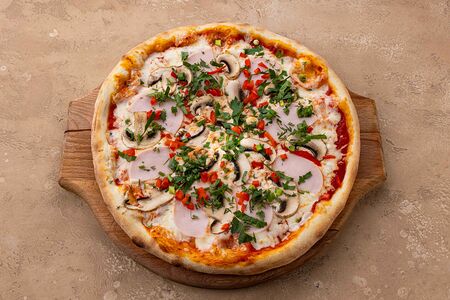 Ветчина с грибами