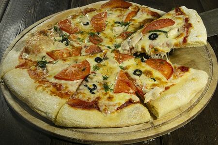 Пицца Курица-томат