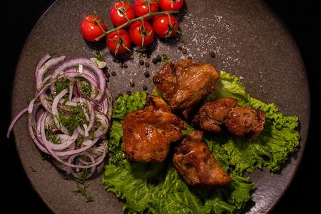 Шашлык из cвинoй шеи