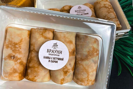 Блинчики с ветчиной и сыром