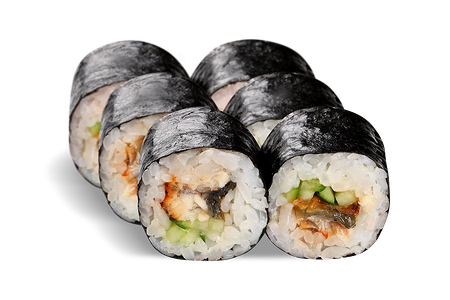 Ролл С угрём и огурцом