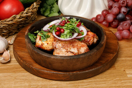 Курица с овощами