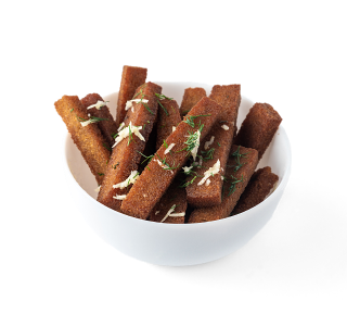 Гренки с чесноком