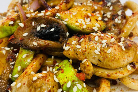 Вокси с шампиньонами М