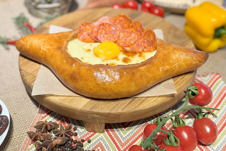 Хачапури с пепперони