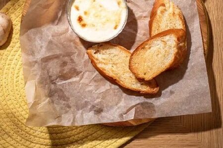 Жюльен с грушей и сыром дорблю