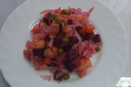 Винегрет с квашеной капустой