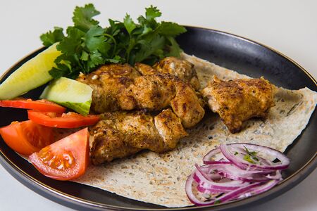 Шашлык из куриного филе