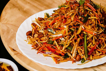 Картофельный с арахисом