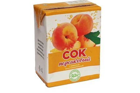 Сок персиковый Широкий Карамыш
