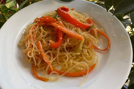 Фунчоза с овощами