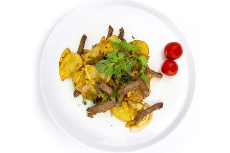 Картофель с мясом по-домашнему