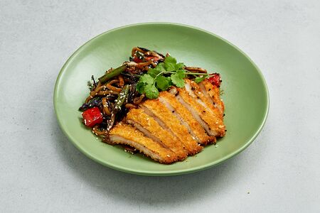 Вок Удон терияки с курицей