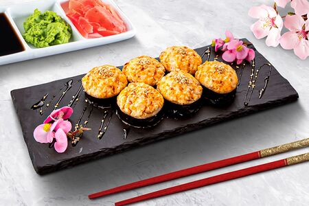 Запеченный Люкс с гребешком