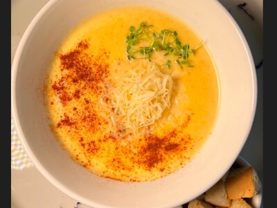 Сырный крем-суп