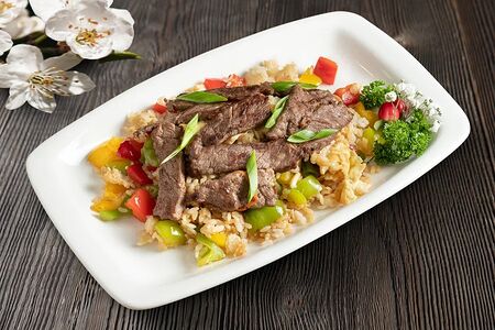 Рис с говядиной