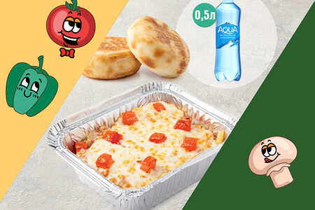 Сет Кидс с пастой и сырниками