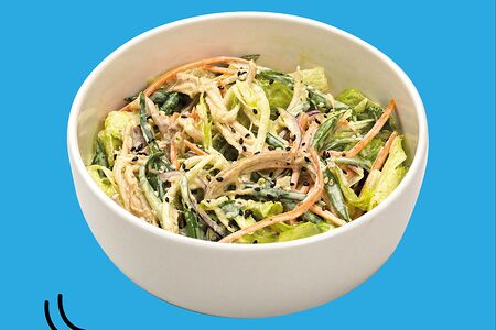 Салат с курицей в майонезно-цитрусовой заправке