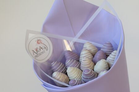 Клубничный букет - Purple xs