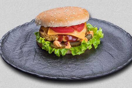 С куриной котлетой