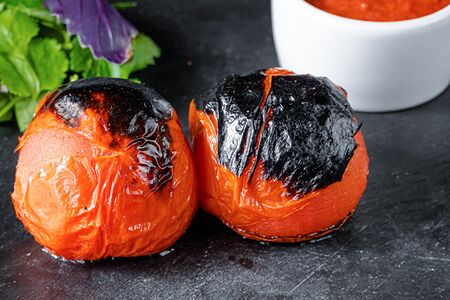 Шашлык из свежих помидоров