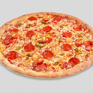 Пицца Пепперони с томатами и халапеньо S