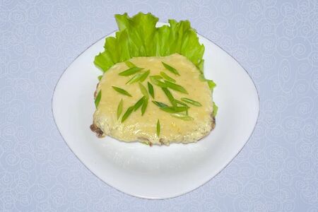 Отбивная из свинины в сливочном соусе