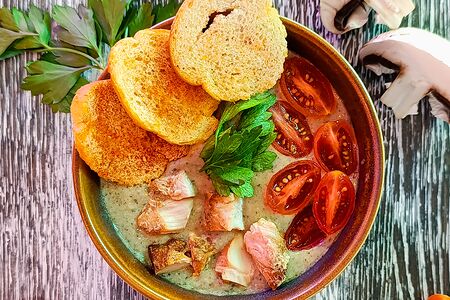 Грибной суп-пюре