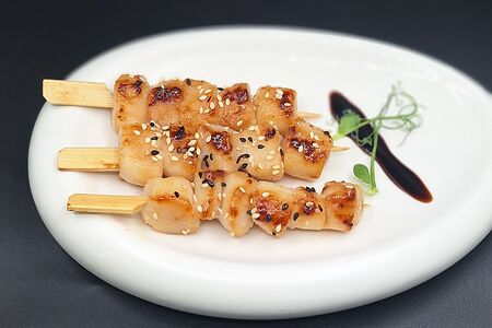 Шашлычки из гребешков