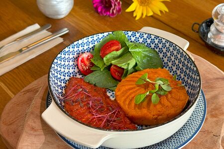 Филе дорадо с бататом