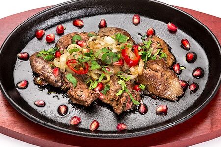 Печень по-мегрельски