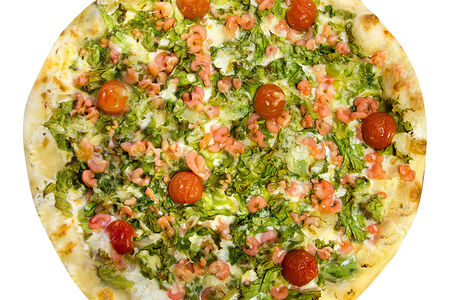 Пицца Цезарь с креветкой