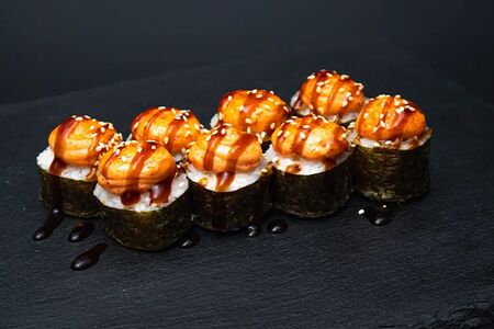 Запеченный с лососем