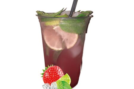 Мохито клубничный