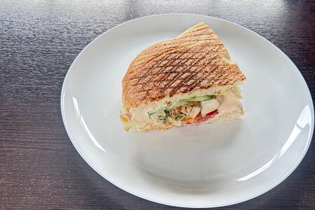 Шаурма мини в толстом лаваше с куриными сердечками