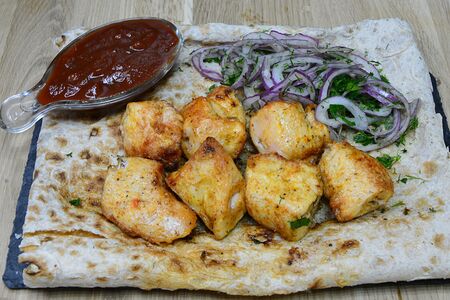 Шашлык из куриного филе 