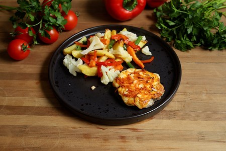 Бифштекс с морковкой по-корейски