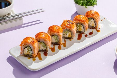 Запеченная Филадельфия с лососем 