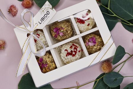 Набор конфет Truffle (темный) 6 шт в коробке