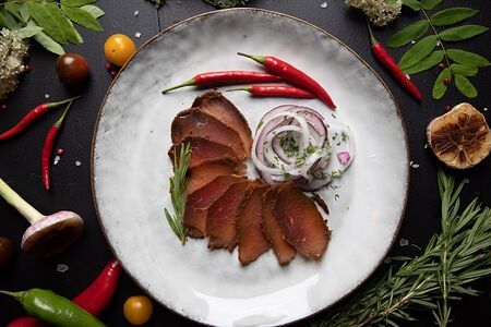 Бастурма из лося