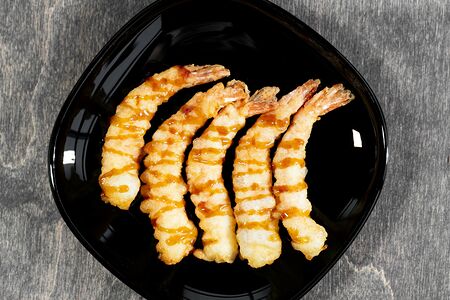 Креветки в кляре