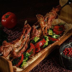 Шашлык из каре ягненка