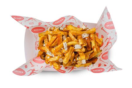 Батат фри с фетой и орегано 