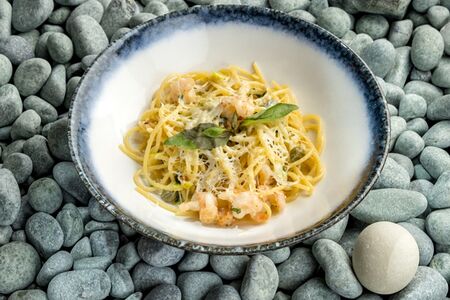 Паста с креветками