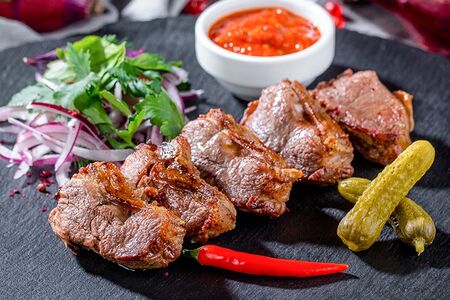 Шашлык из бараньей мякоти