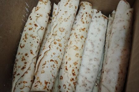 Блинчики с творогом 