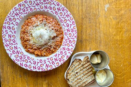 Томатная овсянка